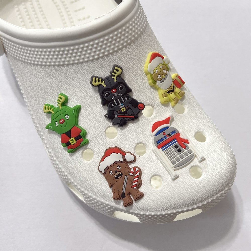 5 x Holidays Star Wars Theme Shoe Charms